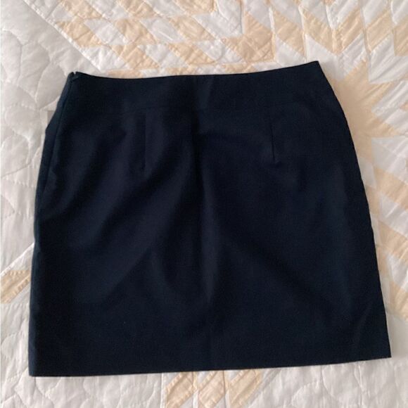 Michael Kors 4 navy blue, mini skirt, metal details - Picture 12 of 15